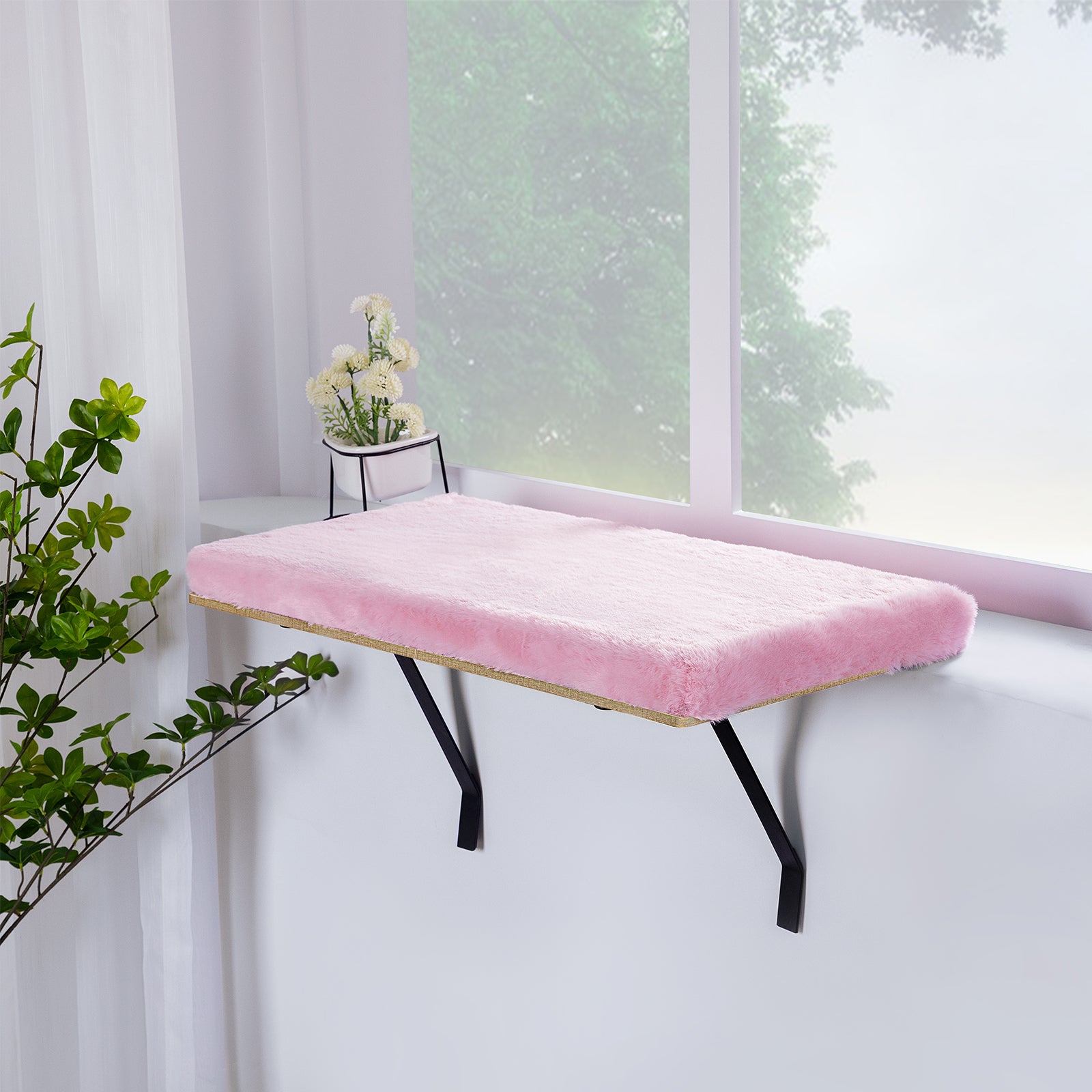 Cat Window Perch-Mounted Shelf Bed for cat-SG1052PK