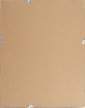 Polystyrene Frame Wall-Mounted Rectangle Mirror-Gold