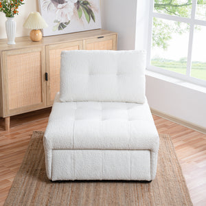 Tiffany Sleeper Chair - White
