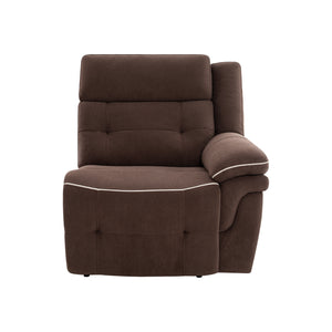 Manual Recliner Sectional Sofa for Living Room,  5 Seater Sectional Couch