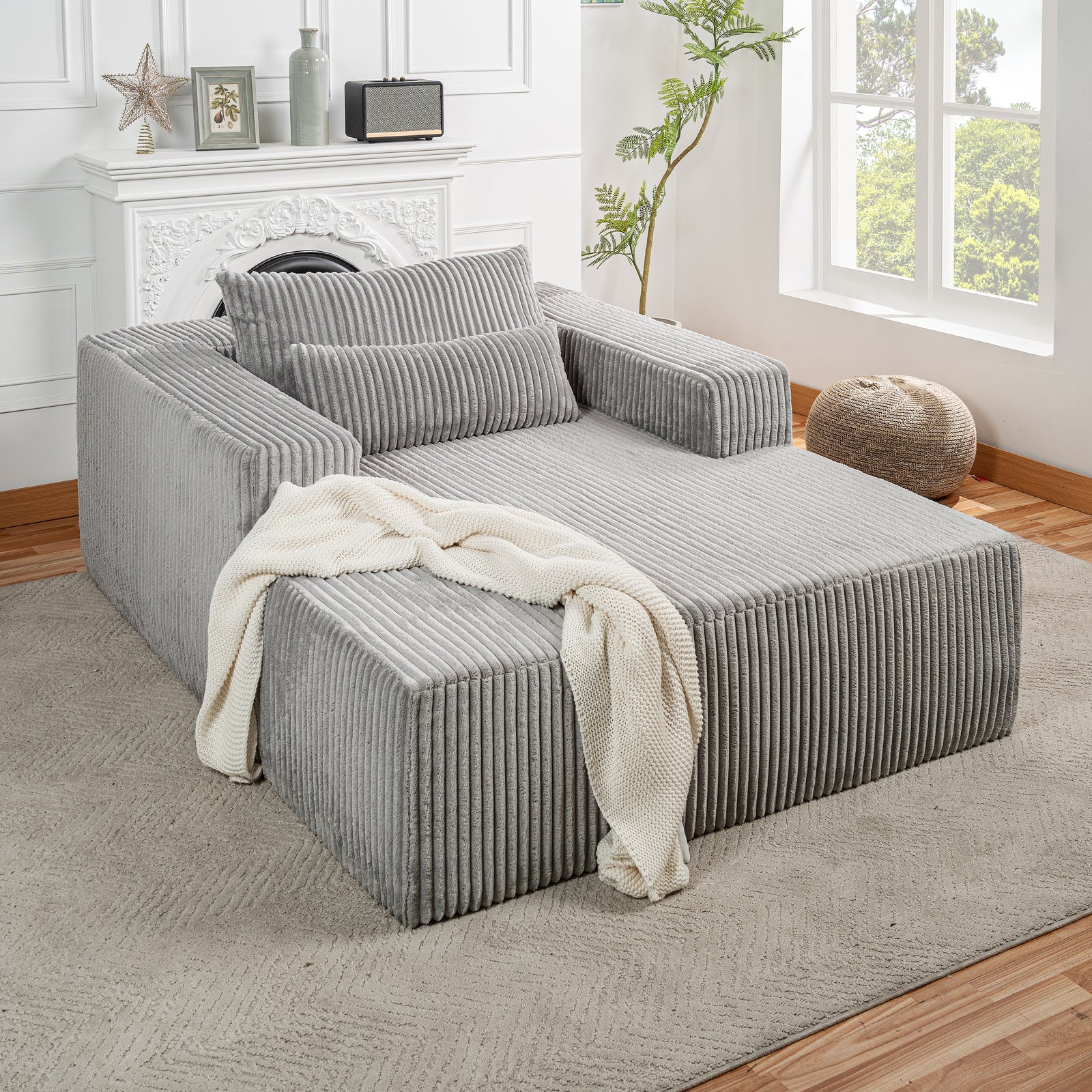 Sweetgo Corporation Non-Assembly Deep Seat Sofa Bed,Seating Furniture