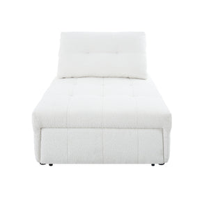 Tiffany Sleeper Chair - White