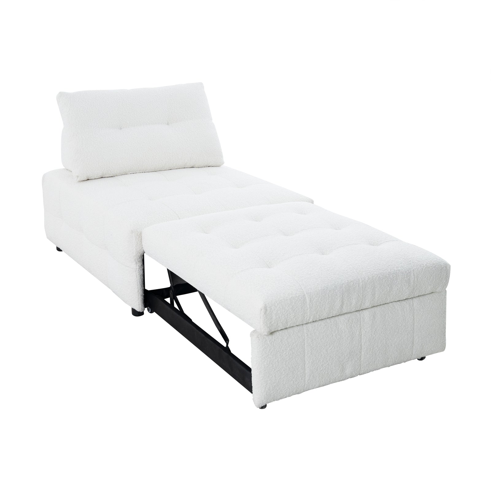 Tiffany Sleeper Chair - White