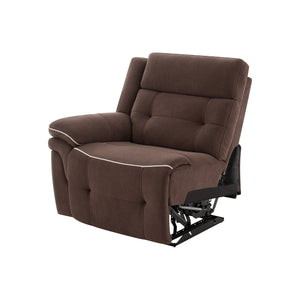 Manual Recliner Sectional Sofa for Living Room,  5 Seater Sectional Couch