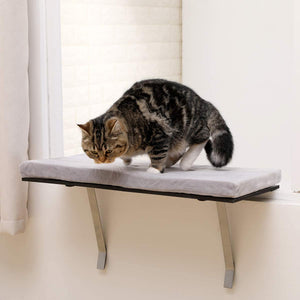 Look Out Window Cat Bed （Gray fabric)